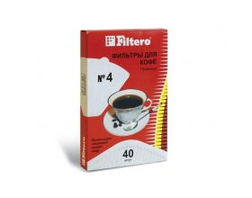 Фильтры для кофе FILTERO Premium №4/40 повр.упак.