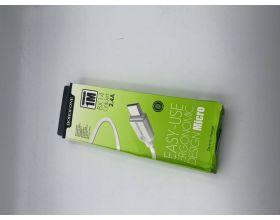 Кабель USB - MicroUSB BOROFONE BX14 2A (белый) 1м (LinkJet) (УЦЕНКА! МЯТАЯ УПАКОВКА)