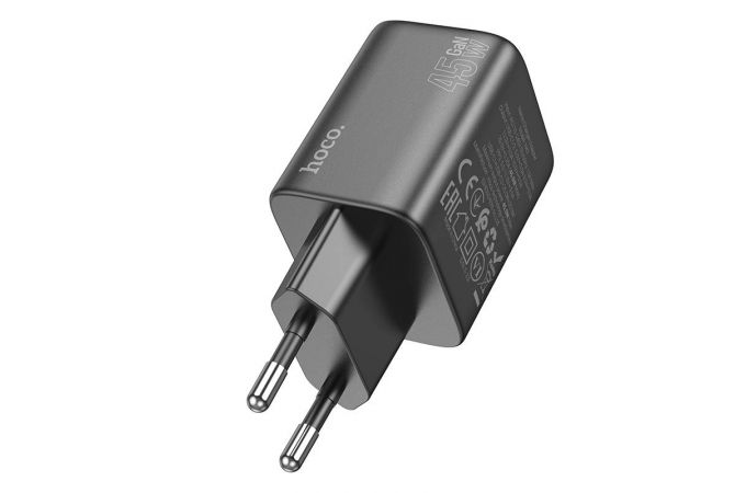 Сетевое зарядное устройство 2USB-C HOCO N42 Elogiado PD45W (белый)