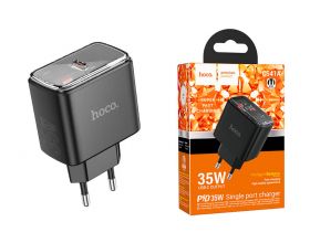 Сетевое зарядное устройство USB-C HOCO CS41A Smart PD35W (черный)
