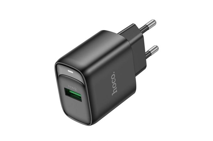 Сетевое зарядное устройство USB HOCO C140A Smart QC3.0 (черный)