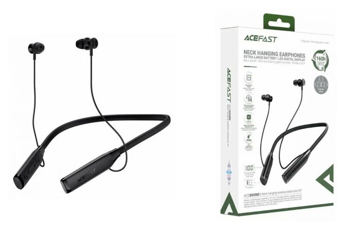 Наушники вакуумные беспроводные ACEFAST N7 Black