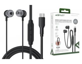 Наушники вакуумные проводные ACEFAST L8 usb-c with mic, Black