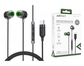 Наушники вакуумные проводные ACEFAST L5 USB-C  with mic, Black (черный)