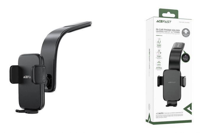 Держатель автомобильный для телефона ACEFAST D28 Press Type Car Holder For Dashboard Black