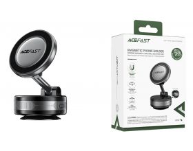 Держатель автомобильный для телефона ACEFAST E30 Electric suction cup magnetic Phone holder, Metal gray