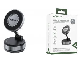 Держатель автомобильный для телефона ACEFAST E28 manual suction cup magnetic Phone holder, Metal gray