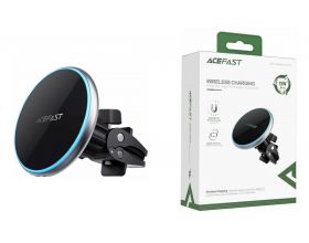 Держатель автомобильный для телефона ACEFAST (D3) Magnetic Wireless Charging 15W Silver