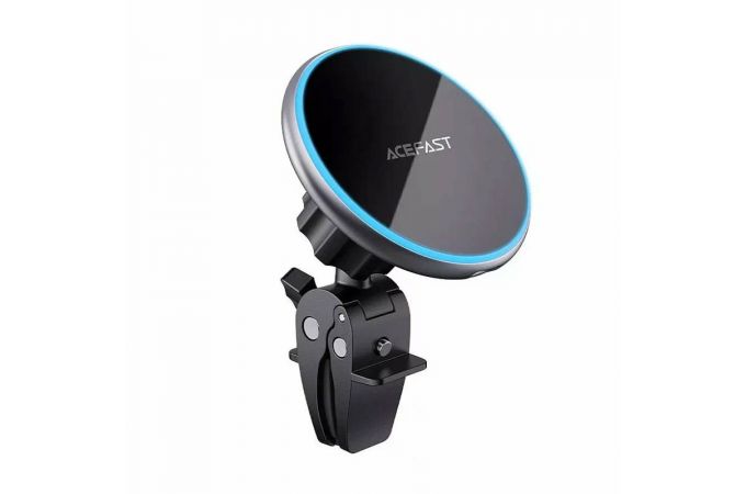Держатель автомобильный для телефона ACEFAST (D3) Magnetic Wireless Charging 15W Silver