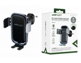 Держатель автомобильный для телефона ACEFAST D39 solar power electric car holder for air vent, Black