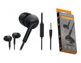 Наушники вакуумные проводные Орбита OT-ERG62 3.5мм Черные