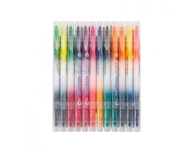 Набор блестящих маркеров двухсторонних Орбита OT-OCL06 12 штук