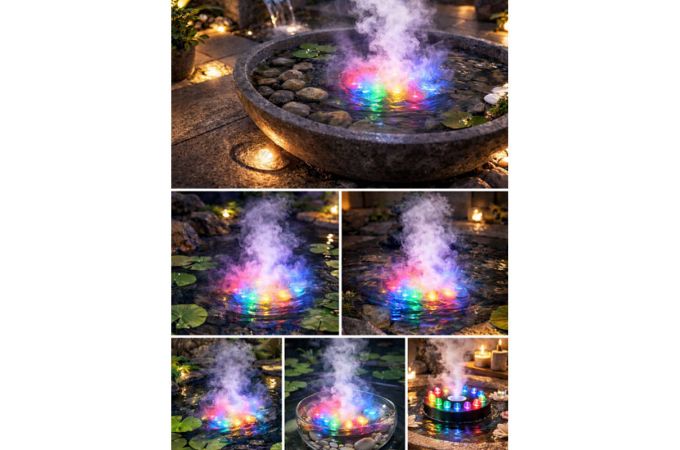 Генератор тумана для фонтанов RGB Огонек OG-HOG20 (USB)