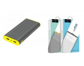 Универсальный дополнительный аккумулятор Power Bank HOCO B31A (30000 mAh) (серый)