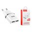 Сетевое зарядное устройство USB HOCO C-12 2400mAh (белый)
