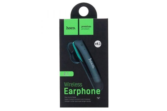 Bluetooth гарнитура HOCO E1 (черный)