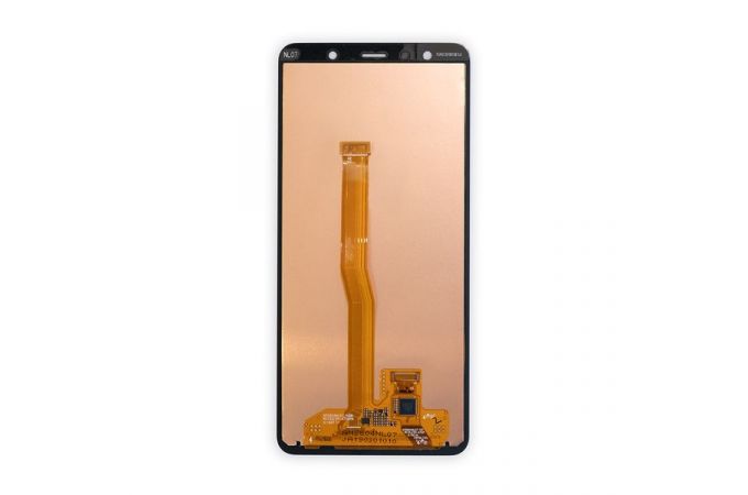 Дисплей для Samsung A750F Galaxy A7 (2018) в сборе с тачскрином (черный), OLED (Big glass)