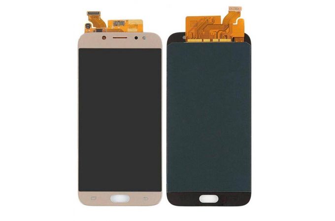 Дисплей для Samsung J730FN/DS Galaxy J7 (2017) в сборе с тачскрином (золото), best copy
