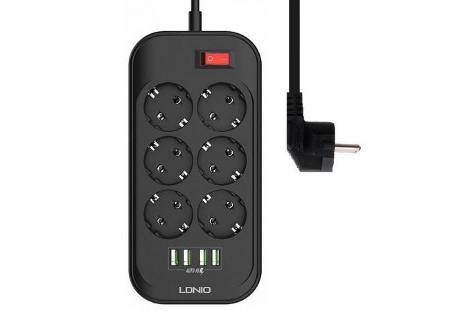 Сетевой фильтр питания LDNIO SE6403 (Орбита)