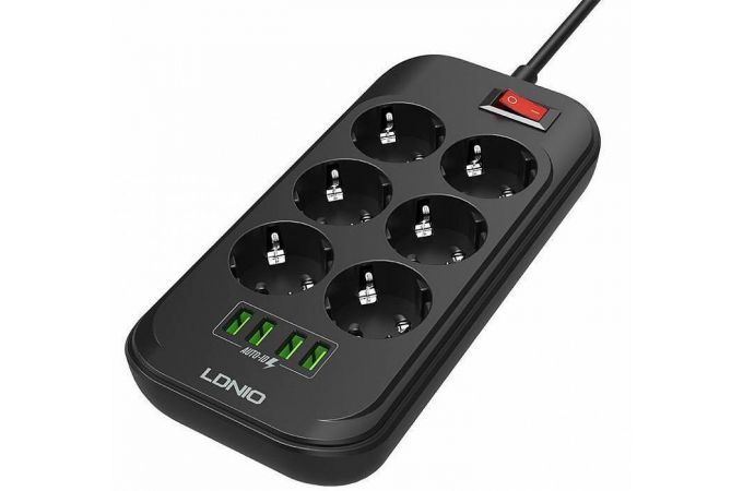 Сетевой фильтр питания LDNIO SE6403 (Орбита)