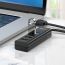 Разветвитель USB HUB 3.0 HOCO HB25 на 4 порта 1xUSB3.0 + 3xUSB2.0 (Black)