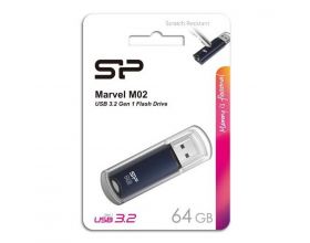 USB флеш накопитель 64 Gb Silicon Power Marvel M02 Blue USB 3.0 / SP064GBUF3M02V1B