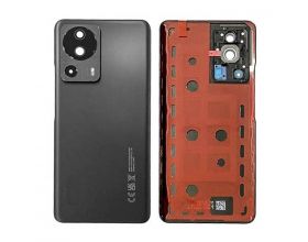 Задняя крышка для Xiaomi 13 Lite (2210129SG) + стекло камеры (черный) HQ