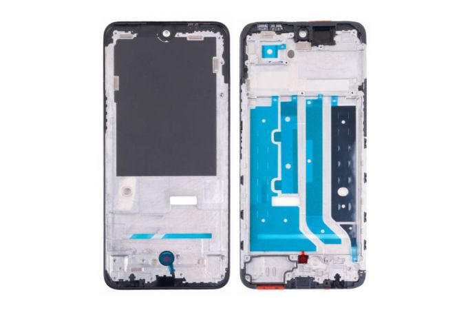 Средняя часть для Infinix Hot 50 Pro (X6881) (рамка дисплея) черный, с разбора