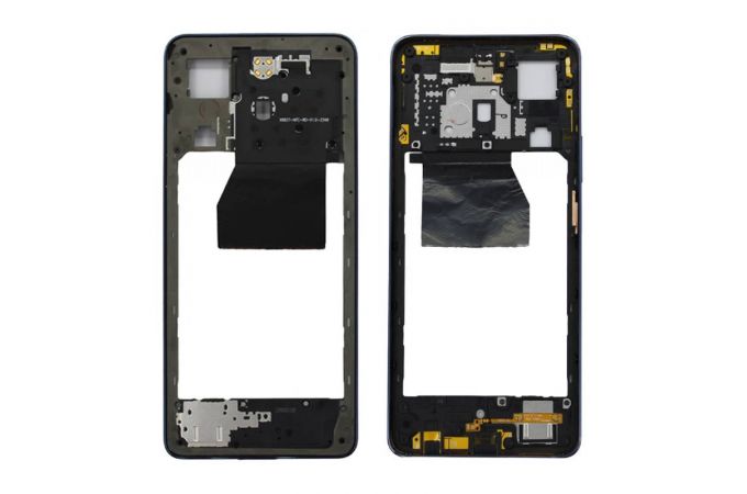Средняя часть для Infinix Hot 40 Pro (X6837) (рамка задней крышки) черный