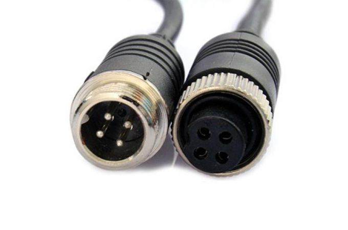 Видеошнур Орбита OT-VNW04 (4pin-RS765(M12) гнездо-штекер, 5м)