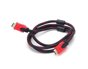 Кабель HDMI-HDMI 1.5м Орбита OT-AVW04 (v1.3,оплётка, 2 фильтра)