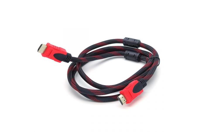 Кабель HDMI-HDMI 1.5м Орбита OT-AVW04 (v1.3,оплётка, 2 фильтра)