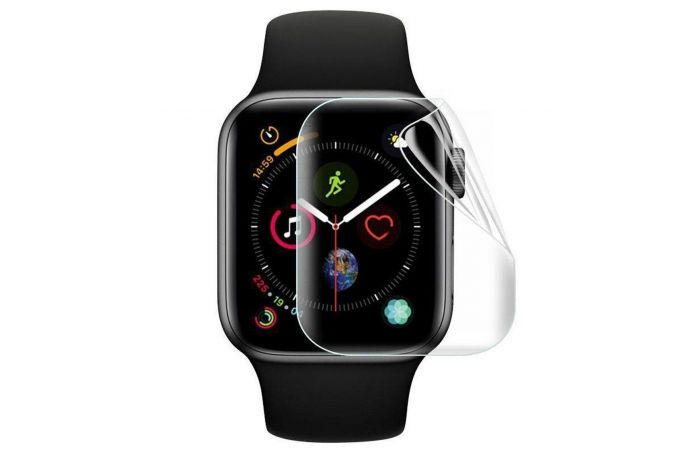 Защитная пленка дисплея Apple Watch 40 mm Ceramic (черная) матовая