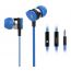 Наушники вакуумные проводные Celebrat D1 Jack 3,5 кабель 1,2 м. (синий)