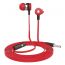 Наушники вакуумные проводные Celebrat D1 Jack 3,5 кабель 1,2 м. (красный)