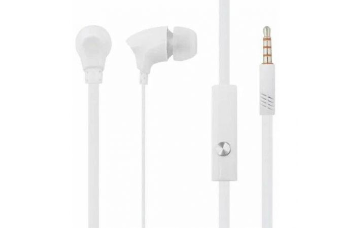 Наушники вакуумные проводные Celebrat G3 Jack 3,5 кабель 1,2 м. (белый)