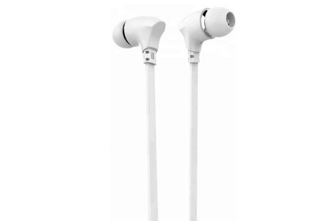 Наушники вакуумные проводные Celebrat G3 Jack 3,5 кабель 1,2 м. (белый)