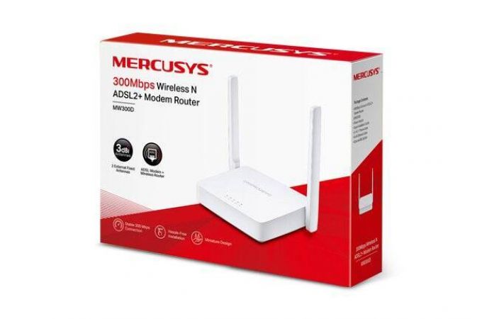 Wi-Fi роутер Mercusys MW300D (Wi-Fi 4)