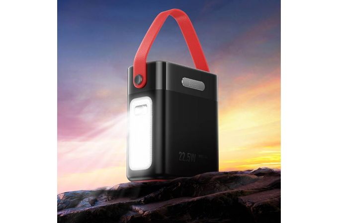 Универсальный дополнительный аккумулятор HOCO J143 Title 22.5W+PD20W 80000 mAh (черный)