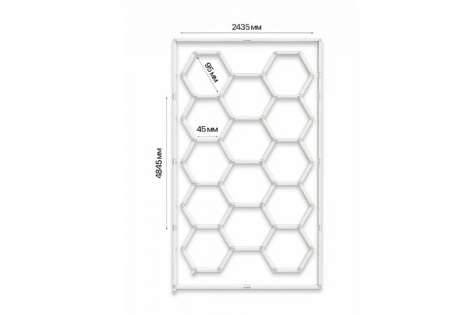 Модульное освещение светодиодное Огонек OG-LDP47 (6500К,220В,672Вт)