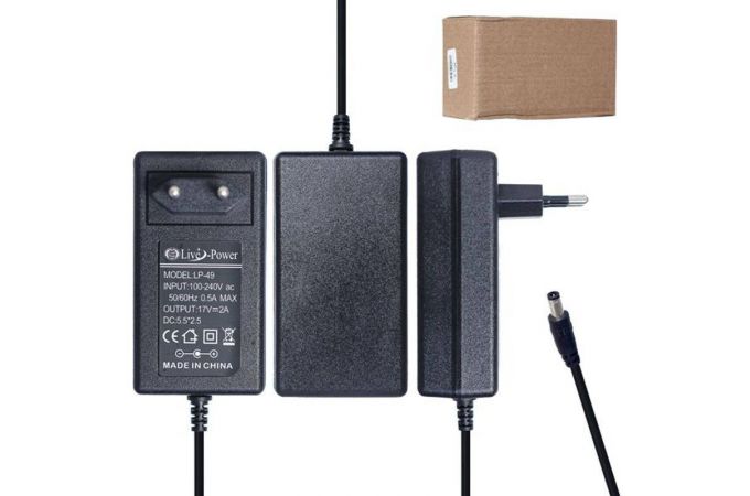 Блок питания Live-Power  17V  LP49  17V/2A  (5,5*2,5)