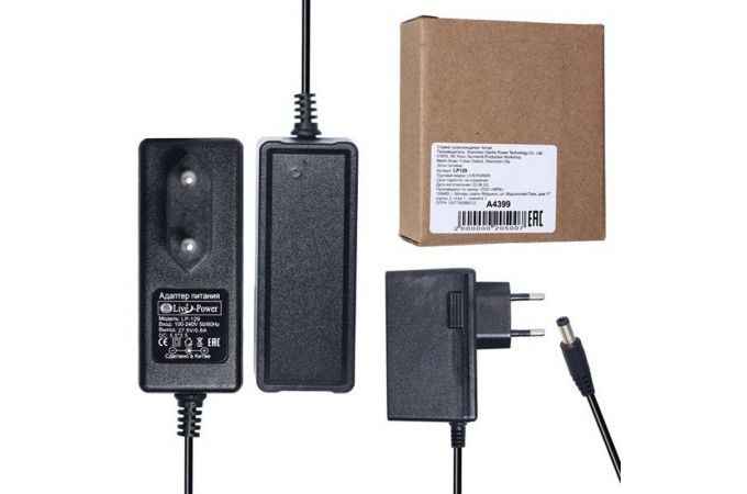 Блок питания Live-Power  27.5V  LP129  27.5V/0,6A  (5,5*2,5)