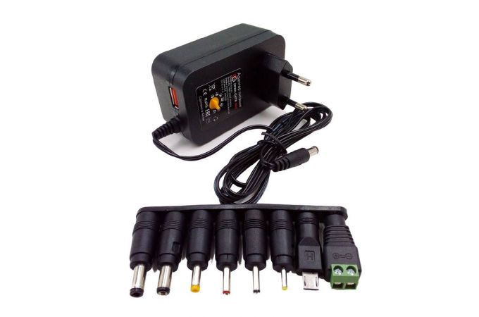 Блок питания универсальный  OG-82 6-20V/2A (5.5*2.5) + 8 насадок