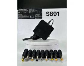 Блок питания универсальный SP500  5-20V/3.25A кабель 1.8м + 9 насадок