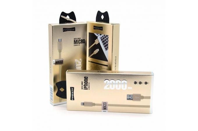 Кабель USB - MicroUSB MAIMi MX23, 2A (розовый) 2м