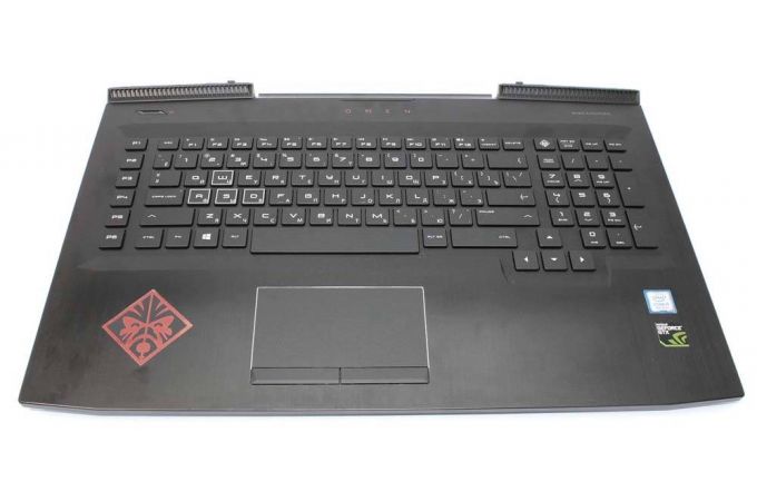 Клавиатура для ноутбука HP Omen 17-AN топкейс Б/У