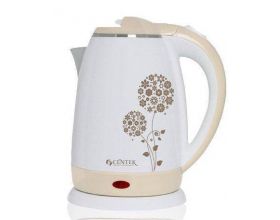 Чайник CENTEK CT-1026 BG бежевый 2000 Вт, 1,5 литра,двухслойниый корпус, рисунок