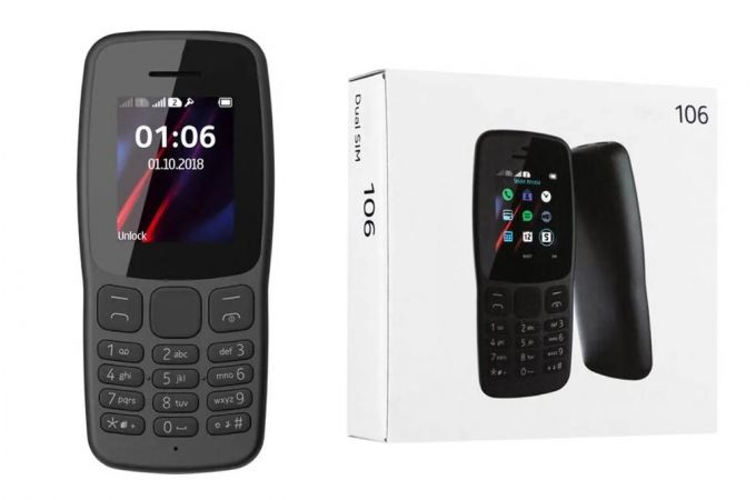 Сотовый телефон Nokia 106 (Dual SIM)
