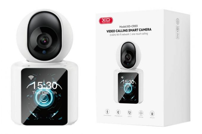 Камера Wi-Fi видеонаблюдения XO CR03 Xiaozhi 200W Pixel Bi-directional Video Camera (2.4G Wireless WiFi) белый