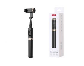 Монопод штатив для селфи XO SS14 Integrated Hidden Reinforced Tripod Bluetooth Selfie Stick (Aluminium Rod) 72CM Black